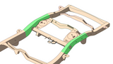 Rust Buster 2003-2014 Toyota 4Runner and FJ Cruiser Over-the-Axle Frame Repair Kit - Right - RB8420R