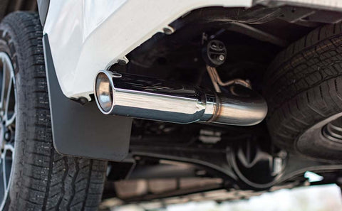 MagnaFlow Tip Stainless Double Wall Round Single Outlet Polished 4.5in DIA 3.5in Inlet 12in Length - 35232