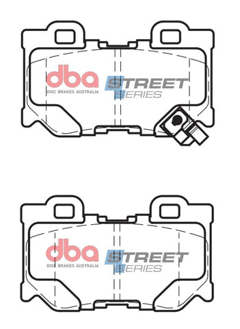 DBA 09-13 Infiniti G37 (350mm Rear Rotor) Rear Street Series Brake Pads - DB2401SS