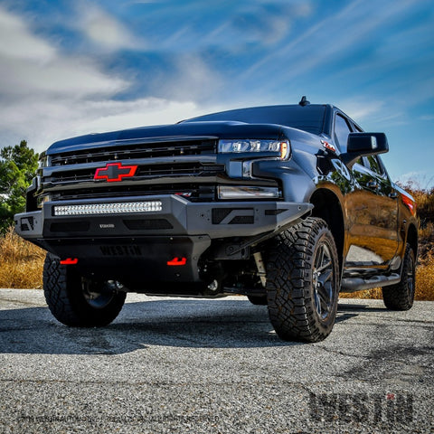 Westin 19-21 Chevrolet Silverado 1500 Pro-Mod Front Bumper - Tex. Blk - 58-41215