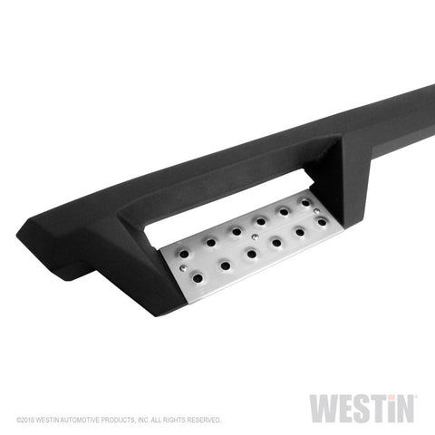 Westin/HDX 07-18 Chevrolet Silverado 2500 6.5ft Drop Wheel to Wheel Nerf Step Bars - Textured Black - 56-5345752