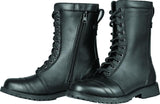 Speed and Strength Fast Times Leather Boots Black Womens Size - 6 - 880475