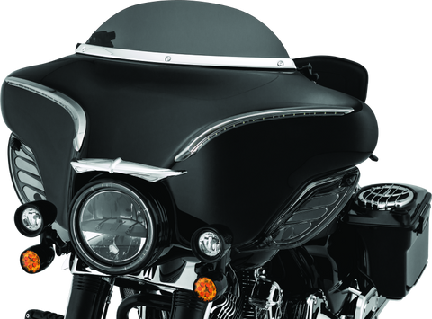 Kuryakyn Smooth Windshield Trim 96-13 Touring Chrome - 1310