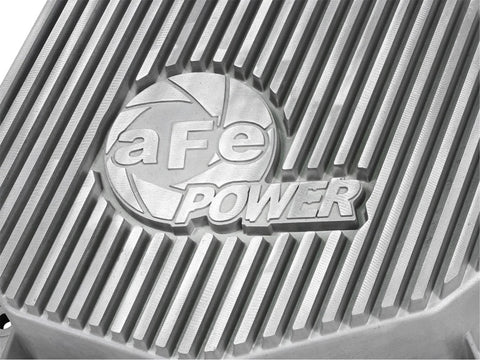 aFe Rear Differential Cover (Raw; Street Series); Dodge Diesel Trucks 03-05 L6-5.9L (td) - 46-70090