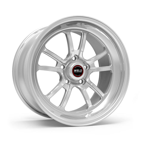 Weld S70 17x5 / 5x4.5in BP / 2.2in. BS Polished Wheel (High Pad) - Non-Beadlock - 70HP7050A22A
