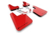 Rally Armor - 2024 Subaru Crosstrek (Wilderness Only) Red UR Mud Flap W/Black Logo - No Drilling Req - MF116-UR-RD-BLK