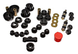 Energy Suspension 84-87 Honda Civic/CRX Black Hyper-Flex Master Bushing Set - 16.18101G