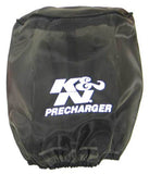 K&N PreCharger Air Filter Wrap Round Straight Black 5in ID x 6in Height - RU-3480PK