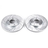 Power Stop 07-08 Ford Edge Front Evolution Drilled & Slotted Rotors - Pair - AR8192XPR