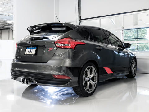 AWE Tuning Ford Focus ST Touring Edition Cat-Back Exhaust - Non-Resonated - Chrome Silver Tips - 3015-32092