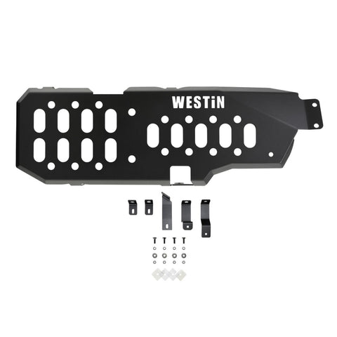 Westin/Snyper 07-17 Jeep Wrangler 2Dr Gas Tank Skid Plate - Textured Black - 42-21005