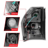 ANZO 2005-2008 Dodge Magnum LED Taillights Chrome - 321016