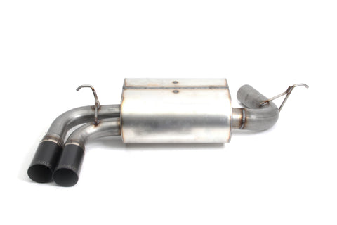 Dinan 17-20 BMW 330i/430i (F30/F31/F32/F33/F36) Free Flow Axleback Exhaust System - Black Tips - D660-0069-BLK