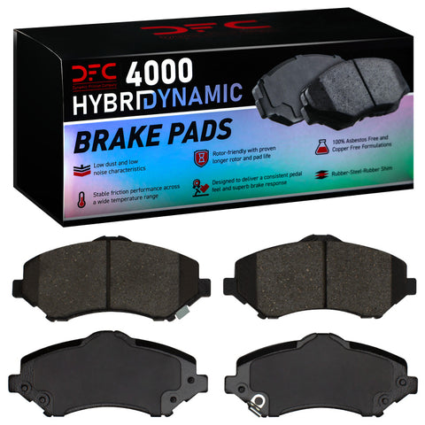 DFC 07-18 Volkswagen Routan Front 4000 Hybridynamic Brake Pads - 4000-1273-00