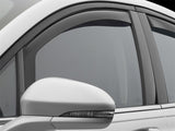 WeatherTech 14+ Ford Fusion Front Side Window Deflectors - Dark Smoke - 80732
