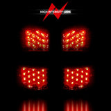 ANZO 2000-2006 Chevrolet Suburban LED Taillights Red/Clear - 311001