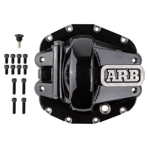 ARB Diff Cover Blk Jeep JL Rubicon Front - 0750011B