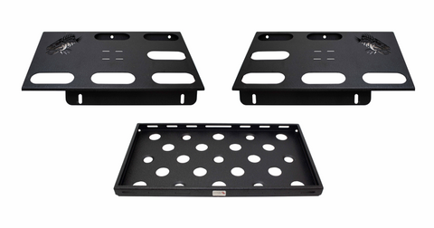 Fishbone Offroad 2020+ Jeep Gladiator Bed Storage Rack Steel Powdercoat - FB21233