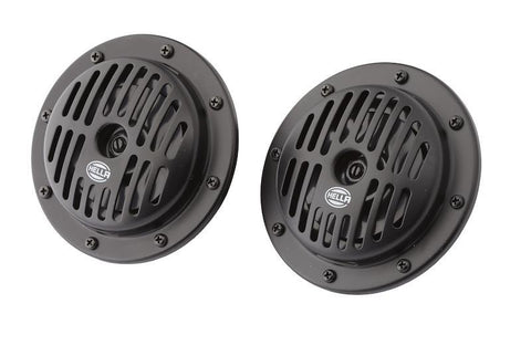 Hella Supertone Horn Kit 12V 310/380HZ HTone Black - 004811042