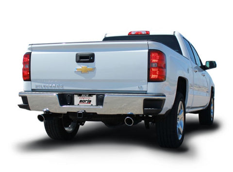 Borla 14 Silv/Sierra 1500 EC Std/CC Short 143.5in WB S-Type Single Split Rear Exit Cat-Back Exhaust - 140571