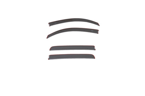 AVS 20-22 Toyota Tacoma Double Cab Low Profile Color Match Ventvisors 4pc - Magnetic Grey Metallic - 994036-1G3