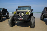 Oracle Jeep Wrangler JK 07-17 LED Waterproof Halo Kit - ColorSHIFT w/ Simple Controller - 3943-504