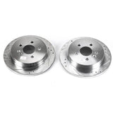 Power Stop 98-03 Mercedes-Benz ML320 Rear Evolution Drilled & Slotted Rotors - Pair - EBR627XPR