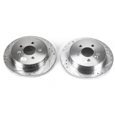 Power Stop 98-03 Mercedes-Benz ML320 Rear Evolution Drilled & Slotted Rotors - Pair - EBR627XPR