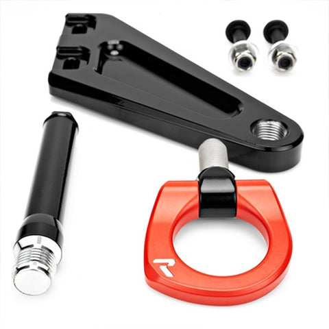 Raceseng 2015+ Ford Mustang GT/GT350/GT350R/V6 Tug Tow Hook (Front) - Red - 06301R-1526101-0632