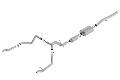 Borla 19 Chevrolet Silverado/GMC Sierra 1500 6.2L SS (S-Type) Catback Exhaust w/ Factory Tips - 140773