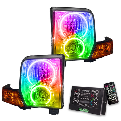 Oracle 06-10 Jeep Commander SMD HL - ColorSHIFT w/ 2.0 Controller - 7063-333