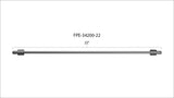 Fleece Performance 22in High Pressure Fuel Line (8mm x 3.5mm Line, M14x1.5 Nuts) - FPE-34200-22