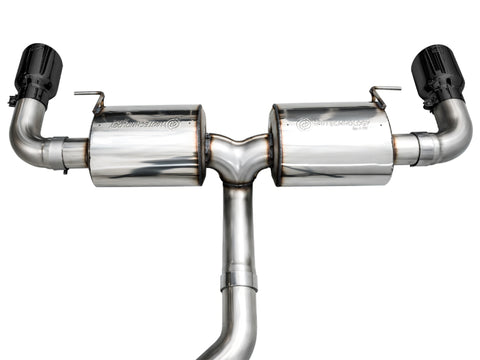 AWE 19-23 BMW 330i / 21-23 BMW 430i Base G2X Touring (Excl. Conv) Axle-Back Exhaust - Diamond Black - 3015-33429