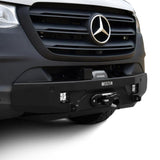 Westin 19-23 Mercedes-Benz Sprinter Pro-Series Mid Width Front Bumper - Textured Black - 58-311295