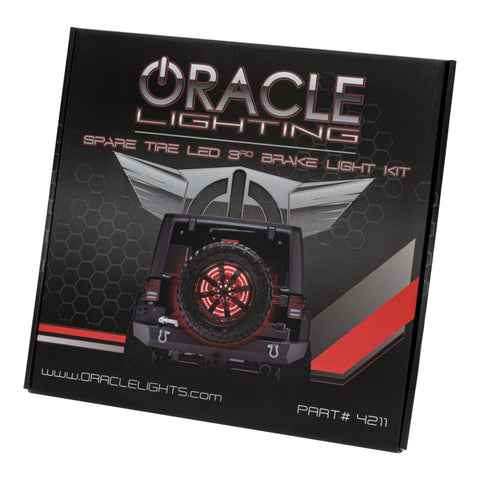 Oracle LED Illuminated Wheel Ring 3rd Brake Light - Red - 4211-003