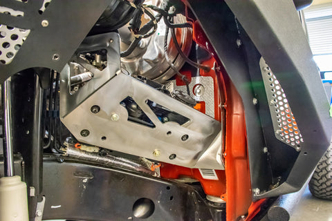 DV8 Offroad 2018+ Jeep JL / JT Engine Bay Compressor Mount - CMJL-01