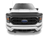 AVS 21-22 Ford F-150 (Excl. Tremor/Raptor) High Profile Bugflector II Hood Shield - Smoke - 25621