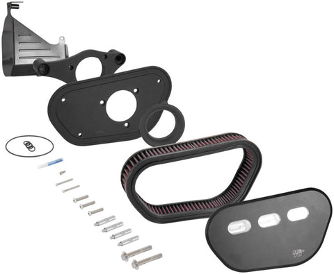 K&N Street Metal Intake System - Big 8 Black for Harley Davidson - RK-3948B