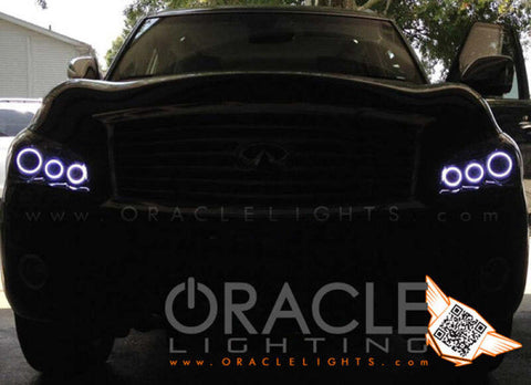 Oracle 11-13 Infiniti QX56 LED Headlight Halo Kit - Red - 2350-003