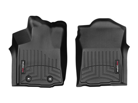 WeatherTech 16+ Toyota Tacoma Double Cab (Auto Trans Only) Front FloorLiner - Black - 448671