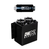 DeatschWerks 2.5L Modular Surge Tank (Incl. 1 DW250iL In-Line Fuel Pump) - 6-251-25ST