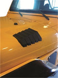 Daystar 1987-1995 Jeep Wrangler YJ Wrangler Hood Vents Black Pair - KJ71042BK