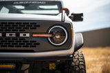 DV8 Offroad 2021-2025 Ford Bronco Black Headlights - HLCBR-01
