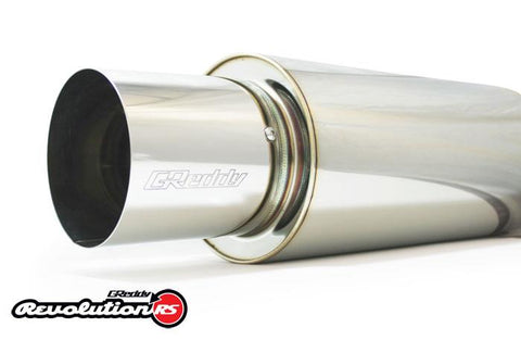 GReddy Universal 3in 3-Bolt Tip Revolution RS Muffler - 11001131
