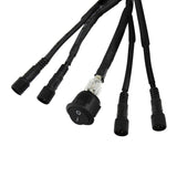 Westin Universal LED Rock Light Kit - 4 Lights - 14ft 9in Wiring Harness & Switch - Black - 09-80005