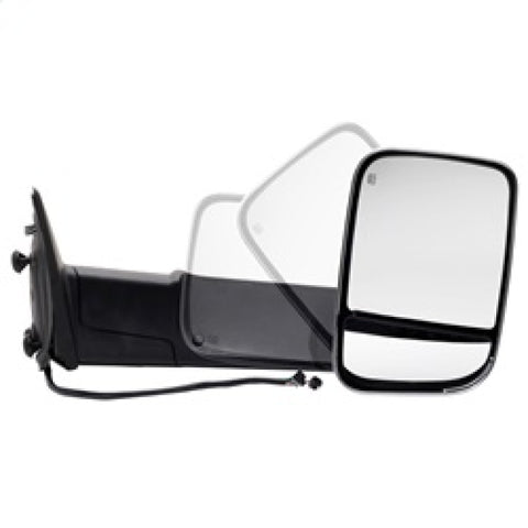 xTune Dodge Ram 1500 09-12 Extendable Heated Adjust Mirror Chrome Housing Right MIR-DRAM10-PW-R - 9933172