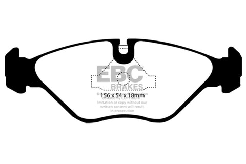 EBC 90-98 Saab 9000 2.0 Greenstuff Front Brake Pads - DP2751