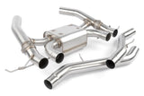 Dinan 21-27 BMW M3/M4 (G80/G82/G83) Valved Axleback Exhaust System - Black Tips - D660-0093-BLK