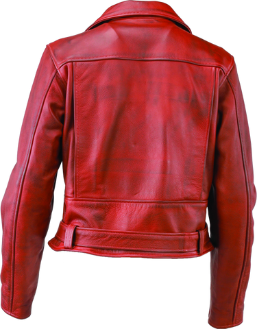 River Road Arabian Spice Leather Jacket Black Womens - Small - 094393