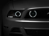 Raxiom 13-14 Ford Mustang GT CCFL Halo Fog Lights (Smoked) - 49177